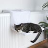 Гамак для кошки на радиатор,  светло-коричневый/коричневый