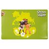 Коврик под миску "Shaun the sheep", зеленый