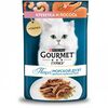 Purina Gourmet Гурмэ Перл Морской Дуэт пауч для взрослых кошек в соусе с креветкой и лососем 75г