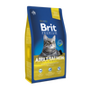 Brit Premium Cat сухой корм для взрослых кошек с лососем в соусе