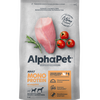AlphaPet Superpremium MONOPROTEIN сухой корм для взрослых собак средних и крупных пород с индейкой