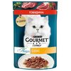 Purina Gourmet Гурмэ Перл Соус пауч для взрослых кошек в соусе с говядиной 75г