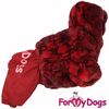 ForMyDogs Комбинезон-шубка бордовая для девочек №10