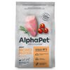 AlphaPet Superpremium MONOPROTEIN сухой корм для взрослых собак мелких пород с индейкой