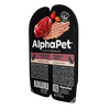 ALPHAPET SUPERPREMIUM Паштет для собак с говядиной 100г