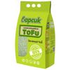 Барсик TOFU Зелёный Чай Наполнитель древесный комкующийся 4,54л
