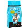 KikiKat Наполнитель для кошачьего туалета комкующийся супер-белый с активированным углем