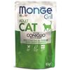 Monge Cat Grill пауч для взрослых кошек Итальянский кролик 85г