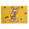 ХоумПэт 28см*43см коврик под миску Puppy with bones