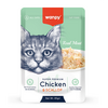 Wanpy Cat Пауч для кошек из курицы и гребешка 85г