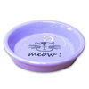 Mr.Kranch Миска для кошек 200мл MEOW! керамическая сиреневая