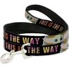 Бакл-Даун CDL-WSW186 Поводок Звездные войны Малыш Йода THIS IS THE WAY черный 120см