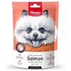 Wanpy Dog лакомые кусочки из нежного лосося в форме рыбок, 100 гр