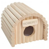 HOMEPET Домик для грызунов Ракушка деревянный 12,5х13х10,5 см