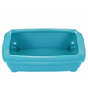 HOMECAT Туалет д/кошек с бортиком бирюзовый 38х27х10см