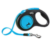 Flexi Neon New tape Поводок-рулетка 5 м размер S до 15 кг цвет голубой