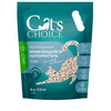 Cat's choice растительный наполнитель д/туалета комкующийся без аромата