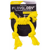 Playology сенсорный канат PUPPY SENSORY ROPE для щенков мелких и средних пород 8-16 недель с ароматом курицы, желтый