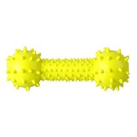 HomePet игрушка для собак Гантель с шипами и колокольчиком 14см
