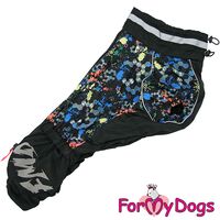 ForMyDogs Комбинезон"Соты" черный для мальчиков №39К