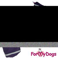 ForMyDogs Дождевик желто/фиолетовый для девочек №14