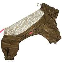 ForMyDogs Дождевик коричневый металлик для девочек №16