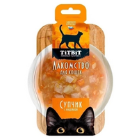 Титбит  Лакомство д/кошек Супчик с индейкой 55г