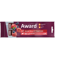 AWARD 50г лакомство д/собак и щенков говядина с черникой
