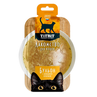 Титбит  Лакомство д/кошек Бульон с домашней курочкой 55г