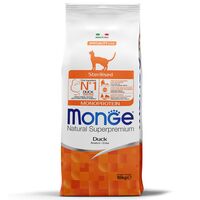 Monge Cat Speciality Line Monoprotein Sterilised сухой корм для стерилизованных кошек с уткой