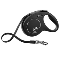 Flexi New Classic tape 5м размер M до 25кг цвет черный