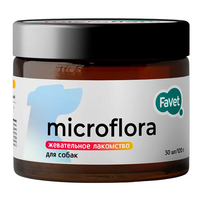 Favet Microflora Функциональное лакомство для собак для пищеварительной системы , 120г