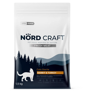 NORD CRAFT Sterilised cats Rabbit & Turkey сухой корм для стерилизованных кошек с кроликом и индейкой