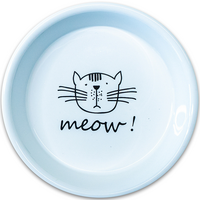 Mr.Kranch Миска керамическая для кошек MEOW! 200мл белая