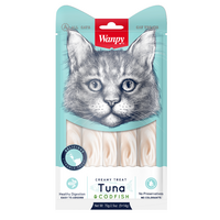 Wanpy Cat лакомство для кошек Нежное пюре из тунца и трески 70г