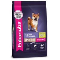 Eukanuba Puppy Small & Medium Breed Lamb сухой корм для щенков мелких и средних пород с ягненком