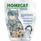 Homecat силикагелевый наполнитель для кошачьего туалета 3,8л морозная свежесть