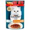 Purina Gourmet Гурмэ Перл Соус Де-Люкс пауч для взрослых кошек в соусе с говядиной 75г