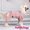 ForMyDogs Костюм утепленный велюровый пудренный №12