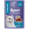 Брит Premium пауч д/взрослых стерилизованных кошек перепелка в желе 85г