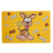 ХоумПэт 28см*43см коврик под миску Puppy with bones