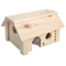 HOMEPET Домик д/грызунов Баня деревянный 15х20х12,3см