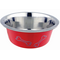 HOMEPET Color Косточки миска 0,25л д/домашних животных металлическая красная