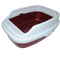 HOMECAT De Luxe туалет с бортиком красный перламутр 53*39*23см