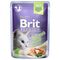 Brit Premium пауч для взрослых кошек кусочки филе форели в желе 85г